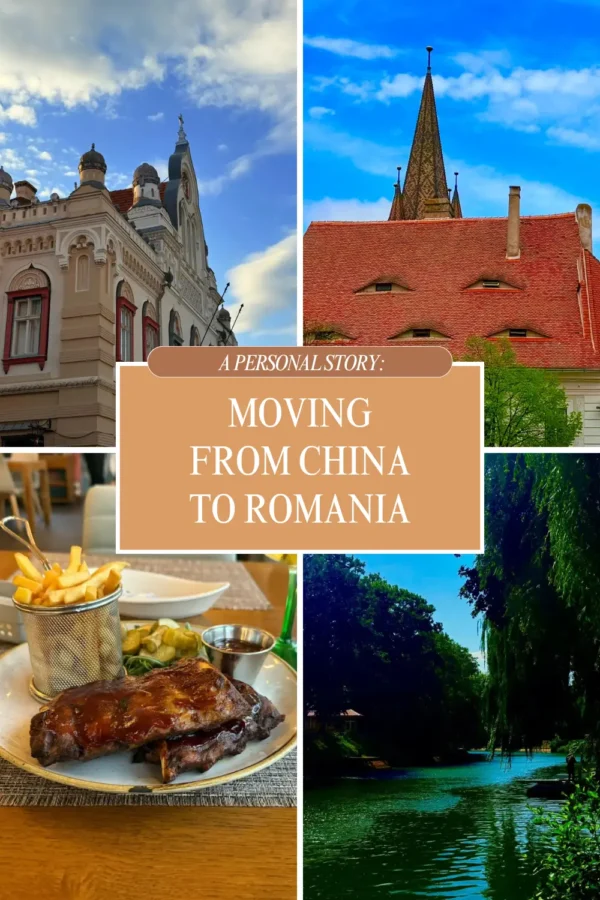 From China to Romania Pinterest Pin