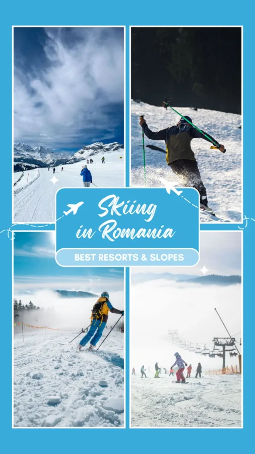 Best Ski Resorts in Romania Pinterest Pin
