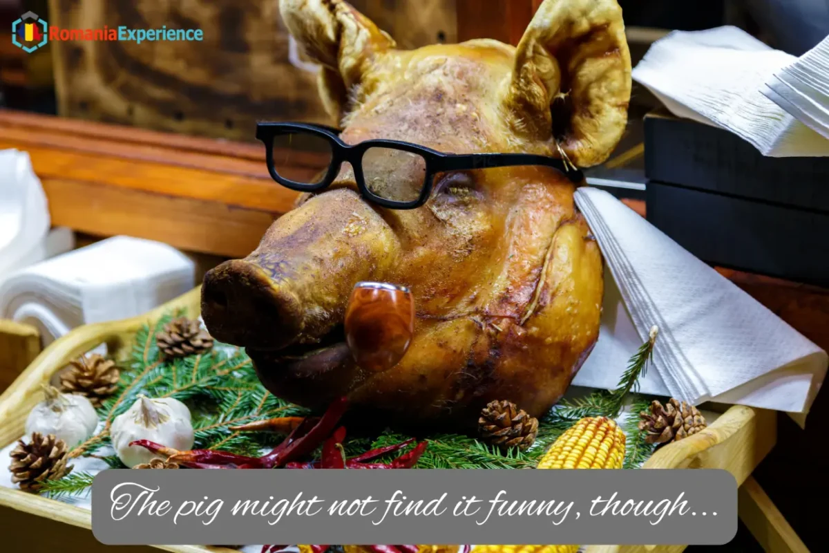 The pig might not find it funny, though