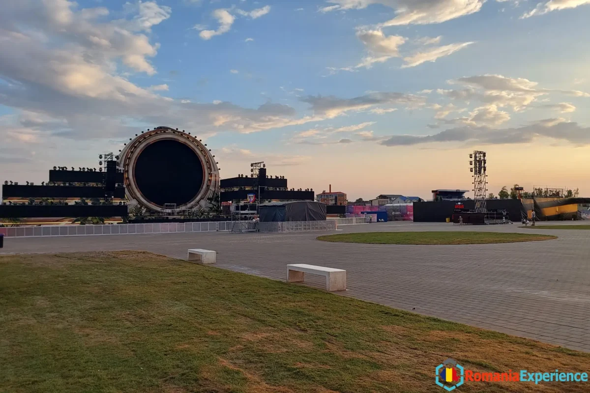 One of the stages at Nibiru in Costinesti